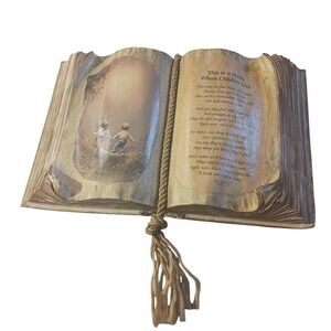 This Is a Home Where Children‎ Live Books of Love Upcycled Book Decor Decoupage